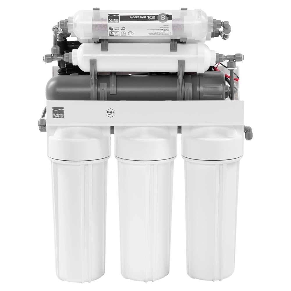 Фильтр обратного осмоса Platinum Wasser RO7P PLAT-F-ULTRA7B с насосом